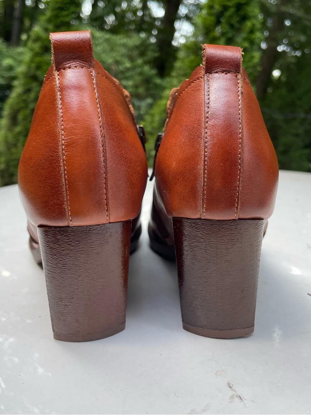 New Spring Step L’artiste Brown Leather Ankle booties Size 38 - Picture 9 of 14